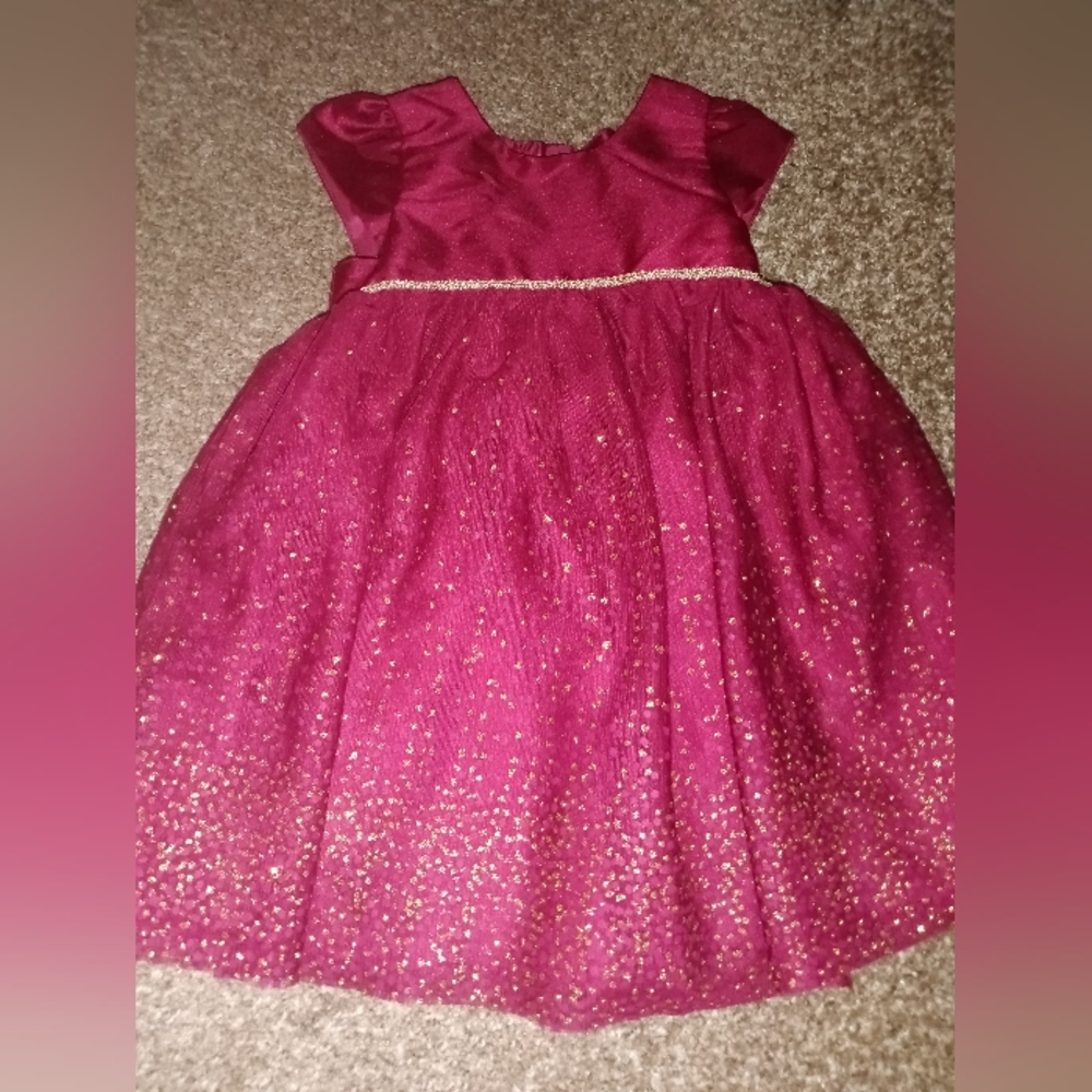 Red infant dress